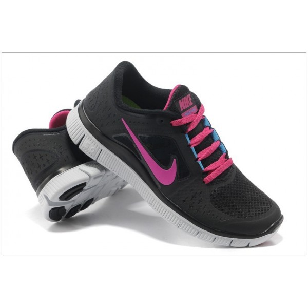 Nike Free Run 3 Damen Laufschuhe 510643-401 Nachtblau/Reines Platin/Beerenrot