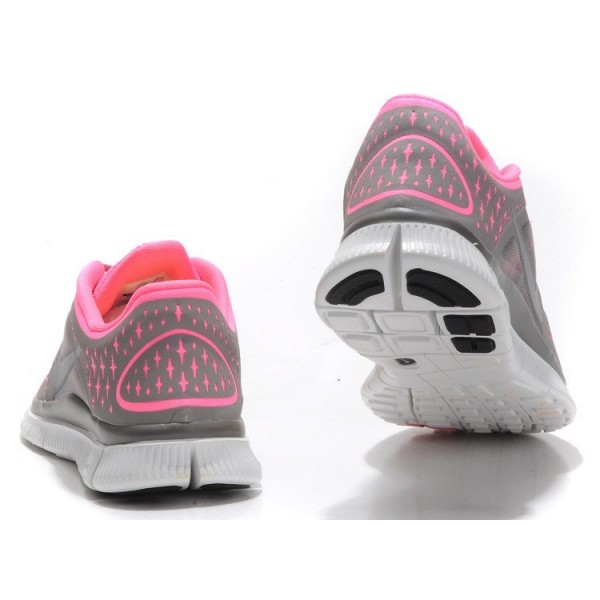 Nike Free Run 3 Damen Laufschuhe 510643-603 Polarisierter Rosa/Reflektieren Silber/Grau