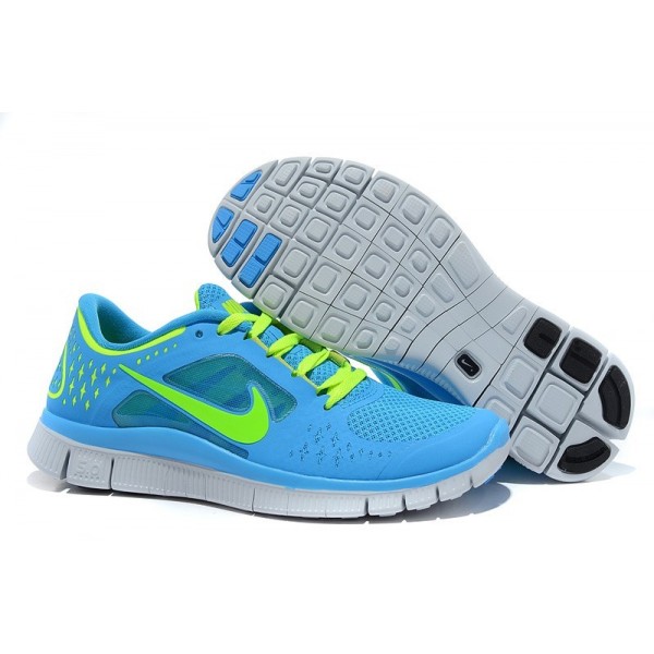 Nike Free Run 3 Damen Laufschuhe 510643-660 Blau Glühen/Elektro Gelb Nike Free Run 3 Damen Laufschuhe 510643-660 Blau Glühen/Elektro Gelb