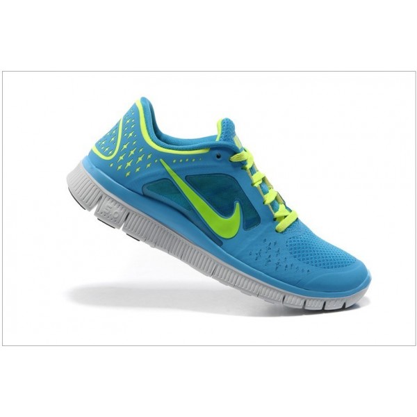 Nike Free Run 3 Damen Laufschuhe 510643-660 Blau Glühen/Elektro Gelb Nike Free Run 3 Damen Laufschuhe 510643-660 Blau Glühen/Elektro Gelb