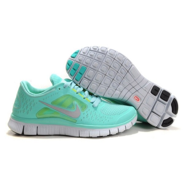 Nike Free Run 3 Damen Laufschuhe 510643-301 Tropical Twist/Spiegel Silber/Reines Platin/Volt