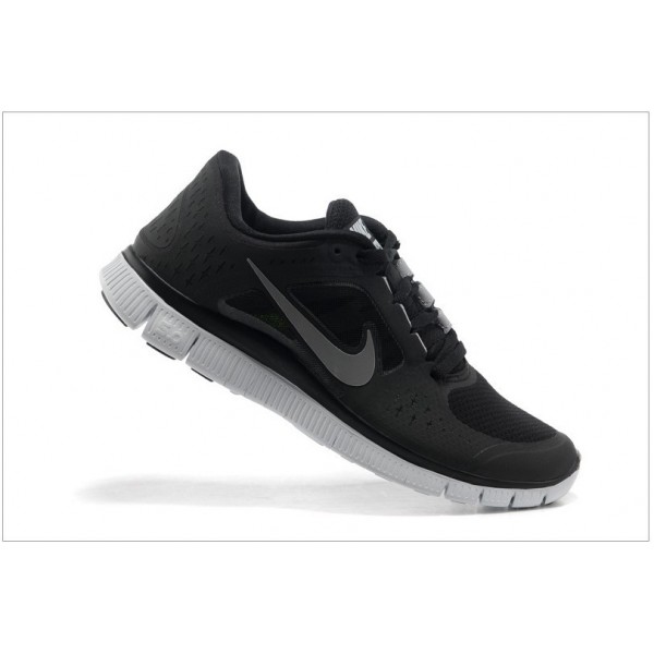 Nike Free Run 3 Damen Laufschuhe 510643-002 Schwarz/Wolf Grau/Silber Reflektieren