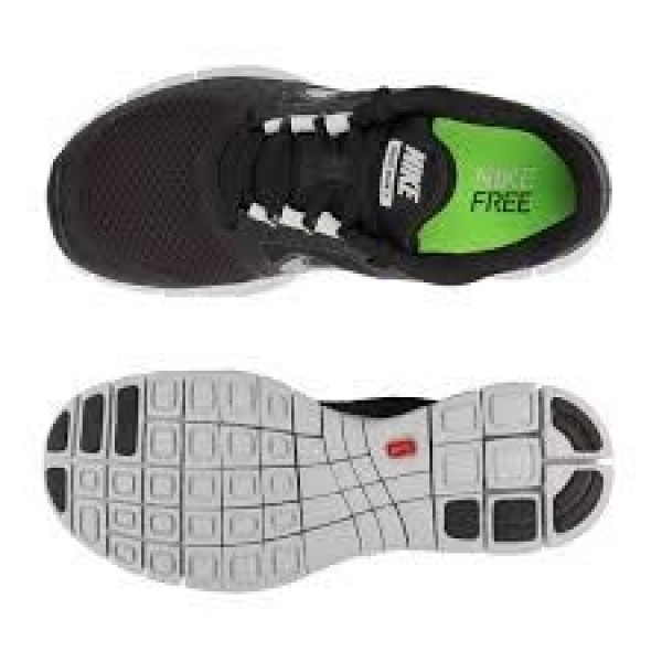 Nike Free Run 3 Damen Laufschuhe 510643-002 Schwarz/Wolf Grau/Silber Reflektieren