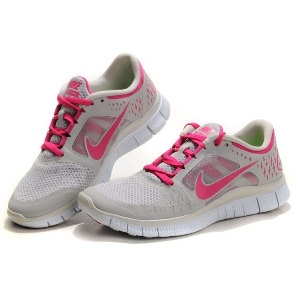 Nike Free Run 3 Damen Laufschuhe 510643-006 Granit Beerenrot-Sail-Beerenrot