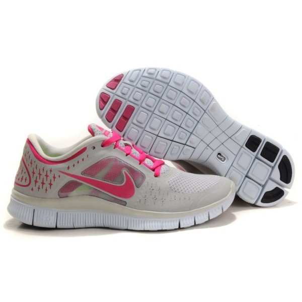Nike Free Run 3 Damen Laufschuhe 510643-006 Granit Beerenrot-Sail-Beerenrot