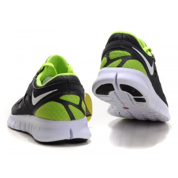 Nike Free Run 2 Herren Laufschuhe Anthrazit/Grau/Grün/Weiß 443815-009