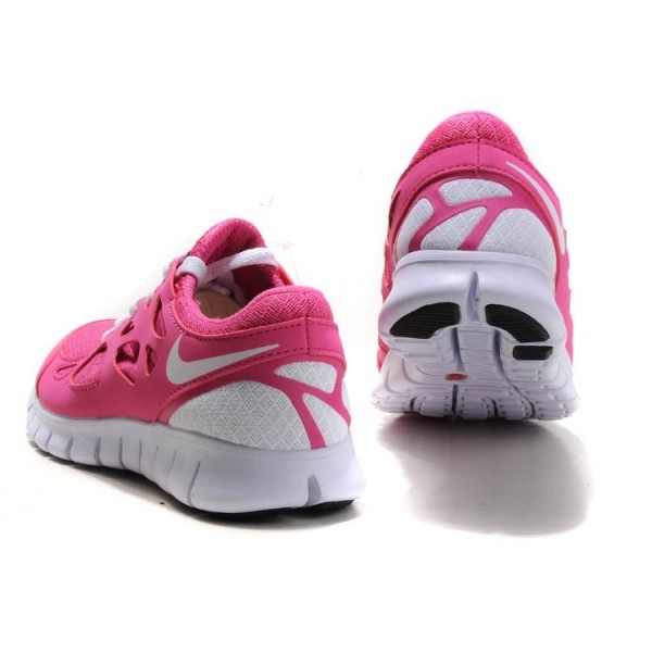 Nike Free Run 2 Damen Laufschuhe Pink Weiß 443816-106