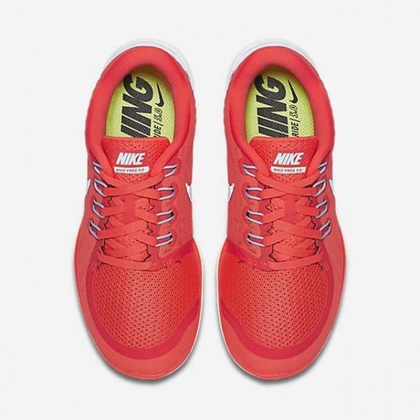 Nike Free 5.0 2015 Damen Laufschuhe Helle Purpurnen/Copa/Weiß 724383-601