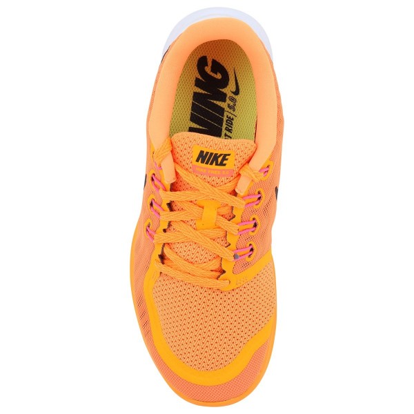 Nike Free 5.0 2015 Damen Laufschuhe Helle Citrus/Hot Lava/Schwarz 724383-808