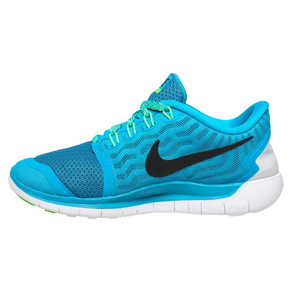 Nike Free 5.0 2015 Damen Laufschuhe Blaue Lagune/Volt Grün/Schwarz 724383-403