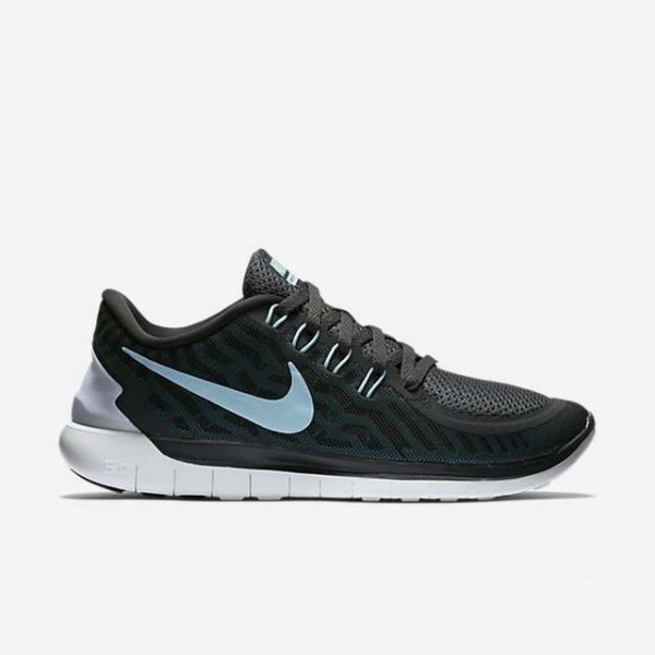 Nike Free 5.0 2015 Damen Laufschuhe Anthrazit/Copa/Schwarz/Blaue Lagune 724383-009
