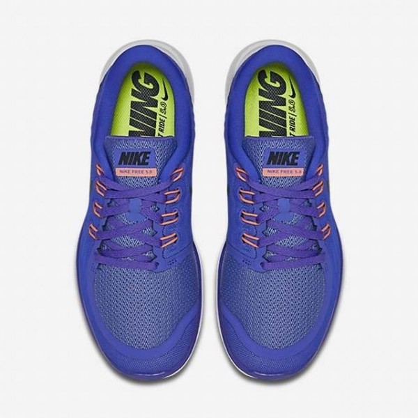 Nike Free 5.0 2015 Damen Laufschuhe Persian Violet/Aluminium/Fuchsia Glow/Schwarz 724383-500