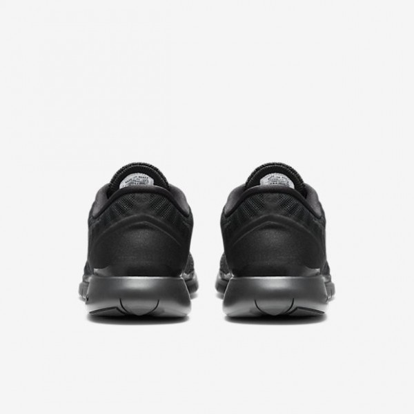 Nike Free 5.0 2015 Damen Laufschuhe Schwarz/Anthrazit/Schwarz 724383-001