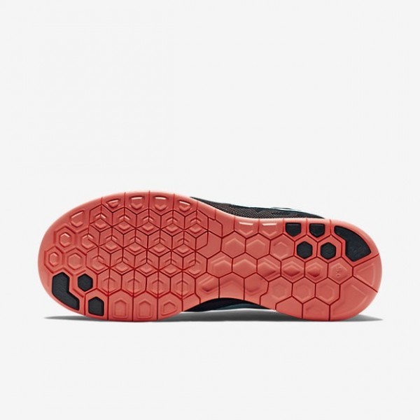 Nike Free 5.0 2015 Damen Laufschuhe Schwarz/Rio/Hot Lava/Light Aqua 724383-004