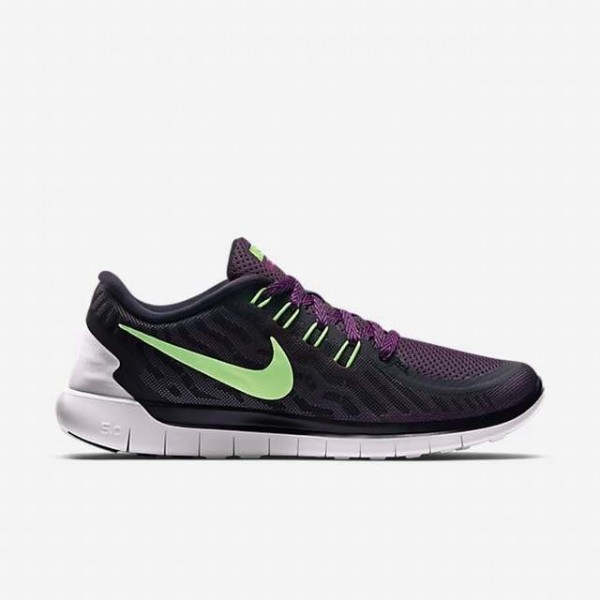 Nike Free 5.0 2015 Damen Laufschuhe Schwarz/Fuchsia Blitz/Licht Retro/Flash-Lime 724383-005