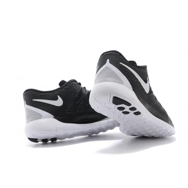 Nike Free 5.0 2014 Damen Laufschuhe Schwarz Weiß Anthrazit 642199-001