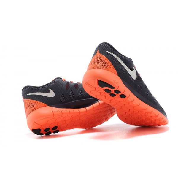 Nike Free 5.0 2014 Herren Laufschuhe Schwarz Orange