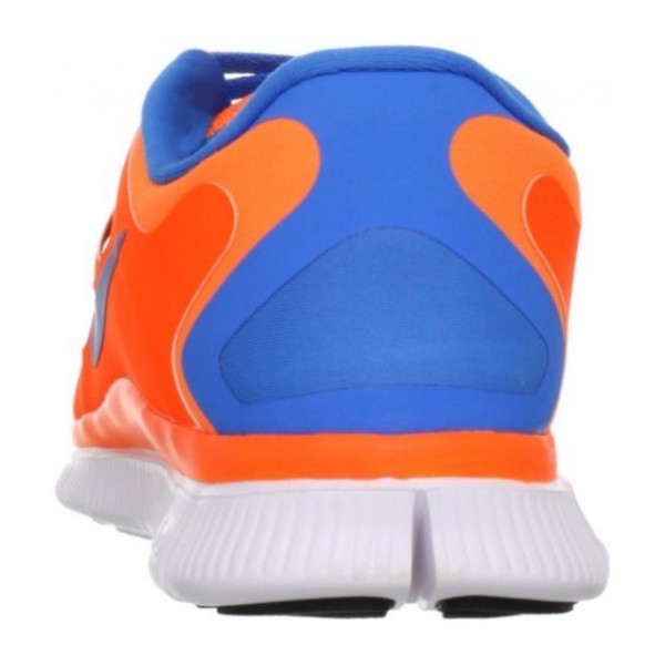 Nike Free Run 5.0 Herren Laufschuhe 579959-840 Total Orange Blau Held Schwarz