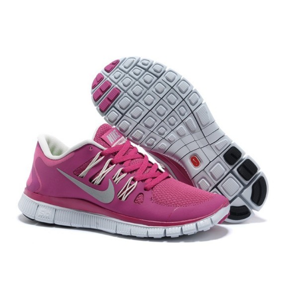 Nike Free Run 5.0 Damen Laufschuhe 580591-501 Lila Weiß