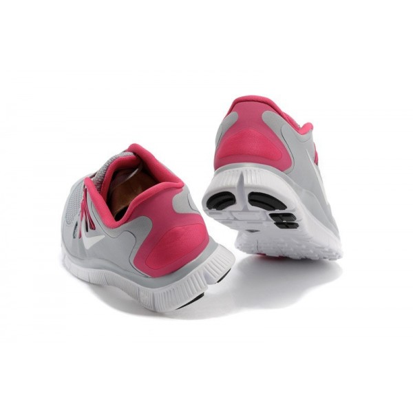Nike Free Run 5.0 Damen Laufschuhe 580591-061 Wolf Grau/Pink Kraft/Weiß