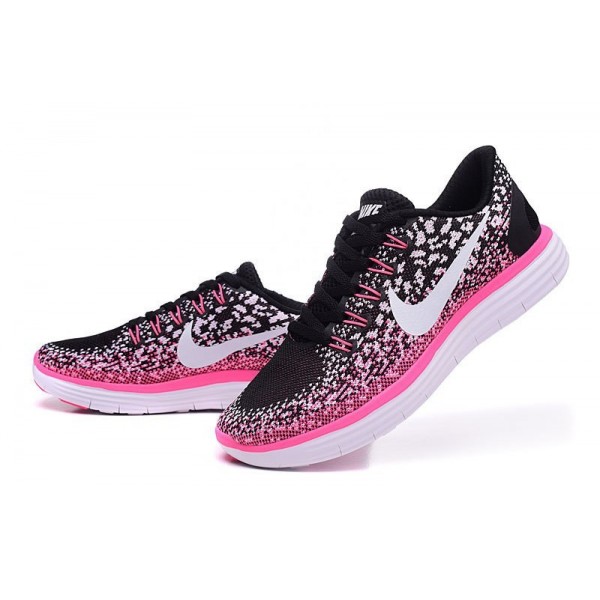 Nike Free RN Entfernung Damen Laufschuhe Schwarz/Rosa/Weiß 827116-200