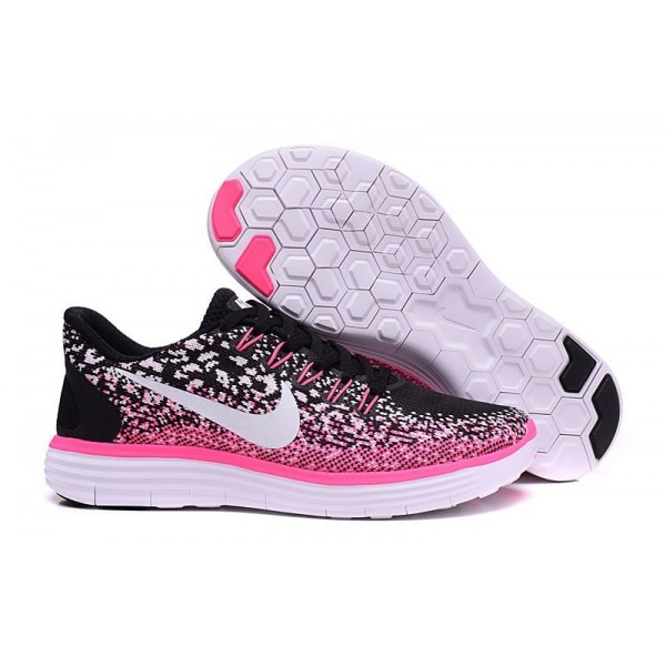 Nike Free RN Entfernung Damen Laufschuhe Schwarz/Rosa/Weiß 827116-200