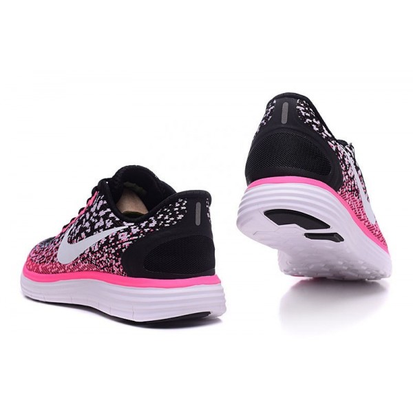 Nike Free RN Entfernung Damen Laufschuhe Schwarz/Rosa/Weiß 827116-200