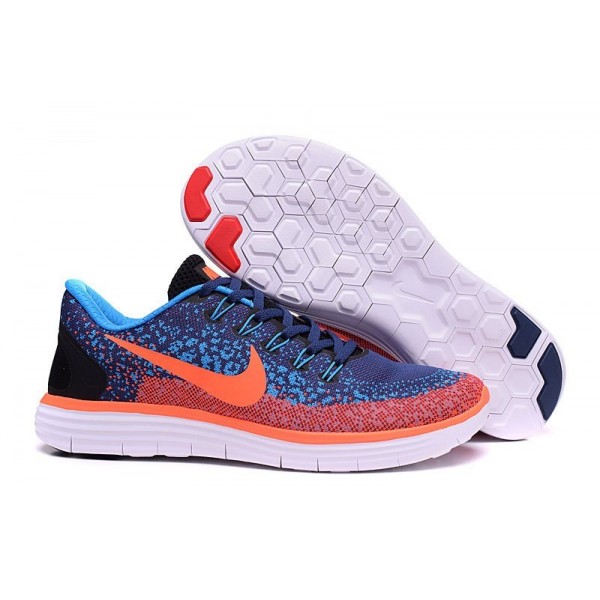 Nike Free RN Entfernung Herren Laufschuhe Blaue Lagune/Hyper Orange/Schwarz/Weiß 827115-015