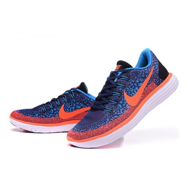 Nike Free RN Entfernung Herren Laufschuhe Blaue Lagune/Hyper Orange/Schwarz/Weiß 827115-015