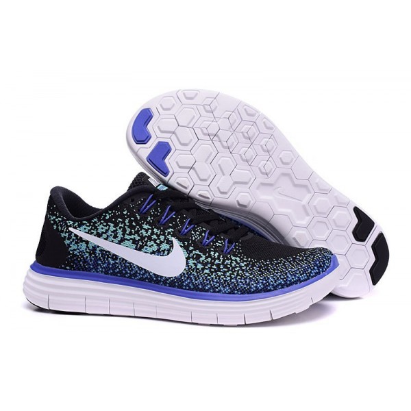 Nike Free RN Entfernung Damen Laufschuhe Schwarz/Grün-Glühen/Persisch Violett/Weiß 827116-013