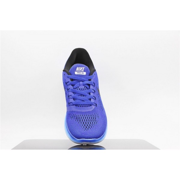 2016 Nike Free RN Herren Cushioning Laufschuhe Tiefe Königsblau/Schwarz/Weiß 831509-004