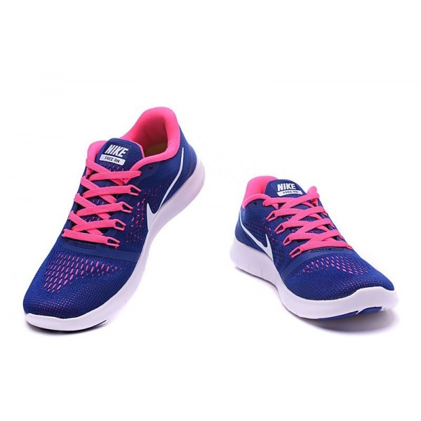Nike Free RN Damen Laufschuhe Königsblau/Pink/Weiß 831509-416