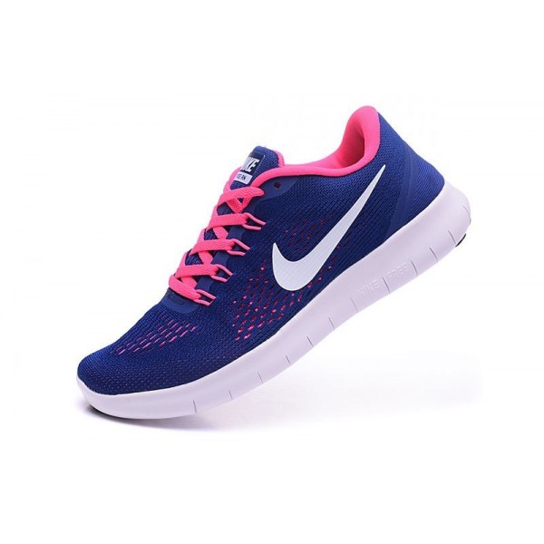 Nike Free RN Damen Laufschuhe Königsblau/Pink/Weiß 831509-416
