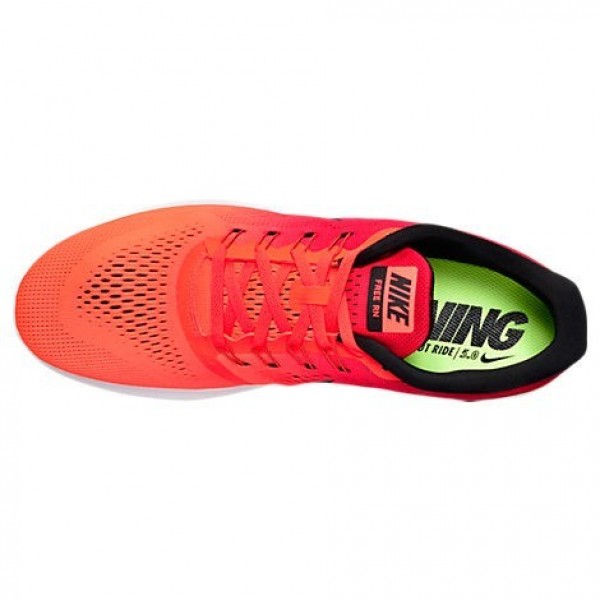 Nike Free RN Herren Laufschuhe Insgesamt Purpurnen/Schwarz/Gym Rot 831508-801