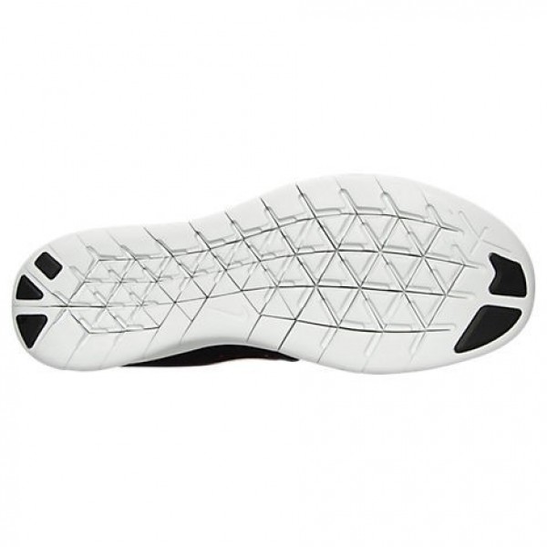 Nike Free RN Herren Laufschuhe Schwarz/Weiß/Total Purpurnen 831508-008