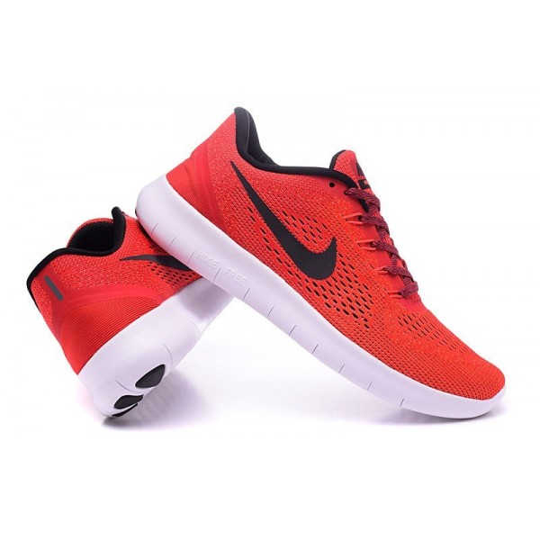 Nike Free RN Herren Laufschuhe Universität Rot/Schwarz/Total Purpurnen 831508-600
