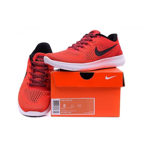 Nike Free RN Herren Laufschuhe Universität Rot/Schwarz/Total Purpurnen 831508-600