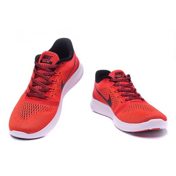 Nike Free RN Herren Laufschuhe Universität Rot/Schwarz/Total Purpurnen 831508-600