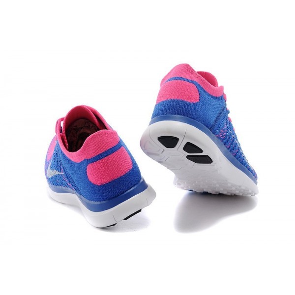 Nike Free 4.0 Flyknit 2014 Damen Laufschuhe Rosa Flash/Spiel Royal/Weiß 631050-600 Nike Free 4.0 Flyknit 2014 Damen Laufschuhe Rosa Flash/Spiel Royal/Weiß 631050-600