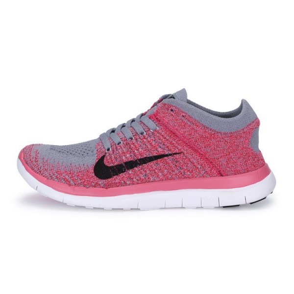 Nike Free 4.0 Flyknit 2014 Damen Laufschuhe Leichter Charcoal/Schwarz/Hyper Schlags 631050-006