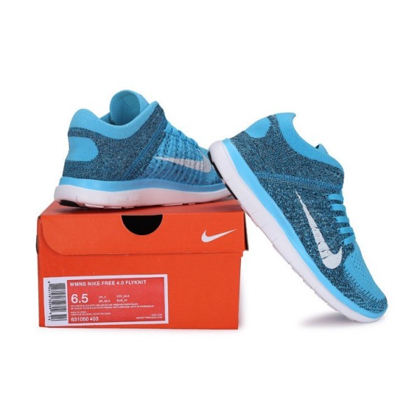 Nike Free 4.0 Flyknit 2014 Damen Laufschuhe Gletschereis Hyper Türkis 631050-403
