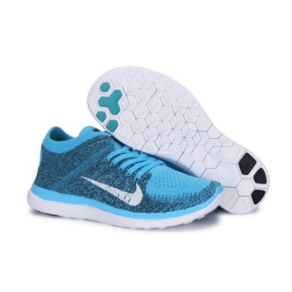 Nike Free 4.0 Flyknit 2014 Damen Laufschuhe Gletschereis Hyper Türkis 631050-403