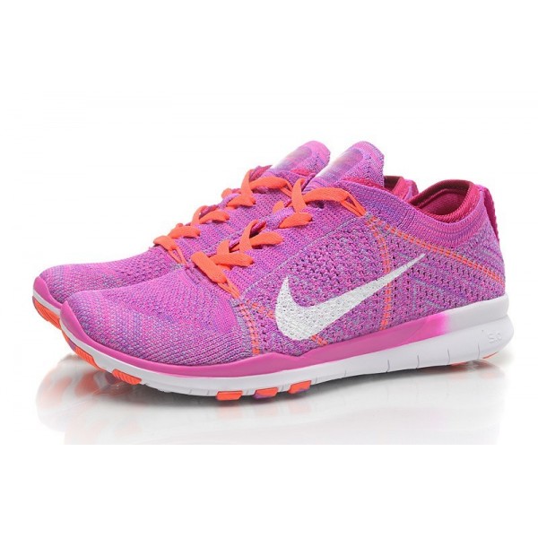 Damen Nike Free 5.0 TR Flyknit Training Schuhe Fuchsia Flash-Rosa/Hot Lava/Weiß 718785-500 Damen Nike Free 5.0 TR Flyknit Training Schuhe Fuchsia Flash-Rosa/Hot Lava/Weiß 718785-500