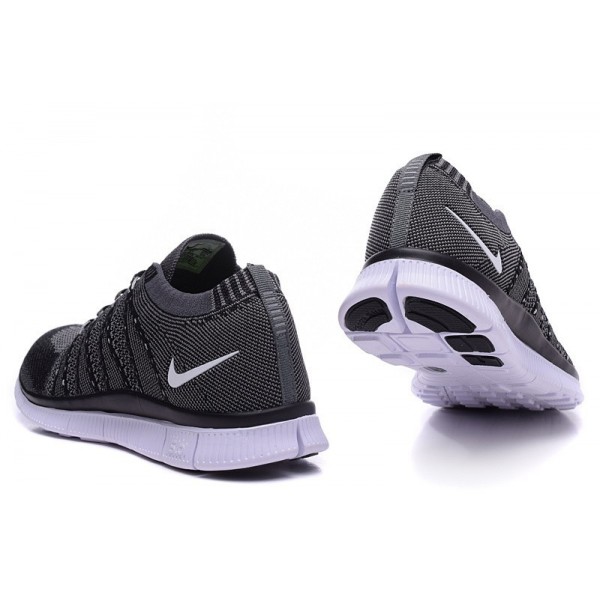 Nike Free 5.0 Flyknit HTM SP Herren Wolf Grau/Schwarz 616171-010