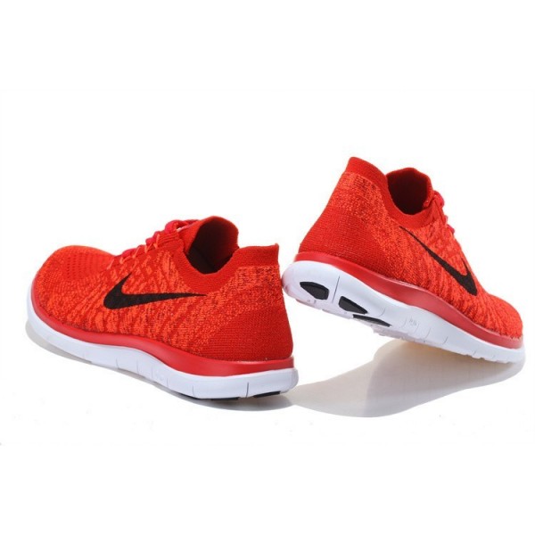 Nike Free 4.0 Flyknit 2015 Herren Laufschuhe Universität Rot/Hyper Purpurnen/Beerenrot/Schwarz 717075-506