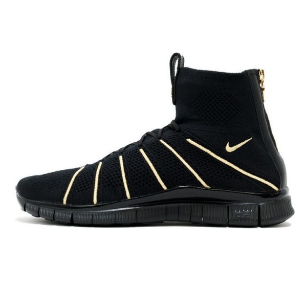 Nikelab Freie Mercurial Flyknit x Olivier Rousteing Balmain Schwarz/Metallic Gold 834906-007