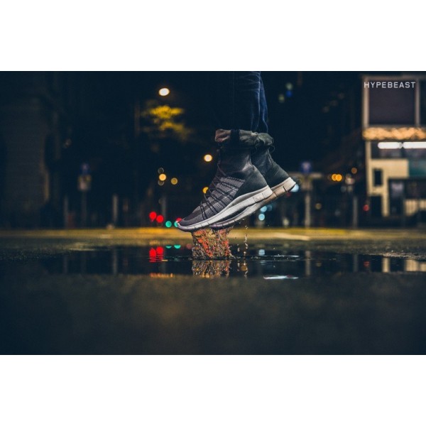 Nike Free Flyknit Mercurial SP 5.0 Dunkel Grau/Wolf Grau/Summit Weiß 667978-009