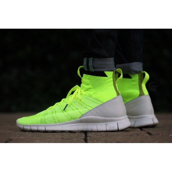 Nike Free Mercurial Superfly HTM Volt Weiß 689466-711