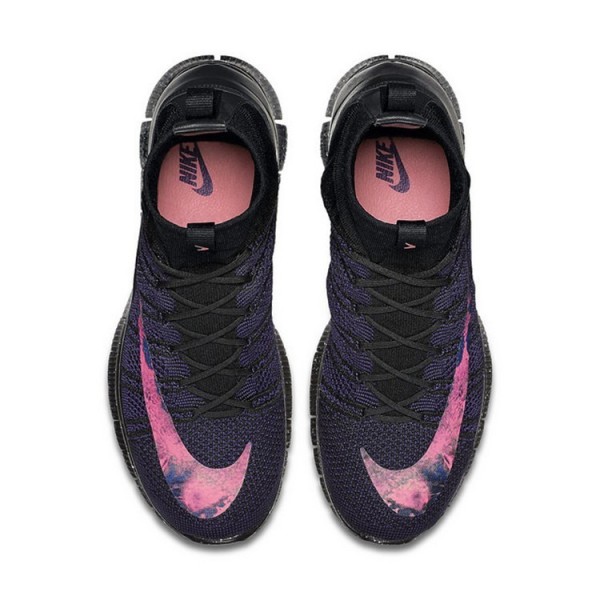 Nike Free Flyknit Mercurial "Savage Beauty" 805554-002 Schwarz/Hell Hochrot-Court Purple-Vivid Rosa