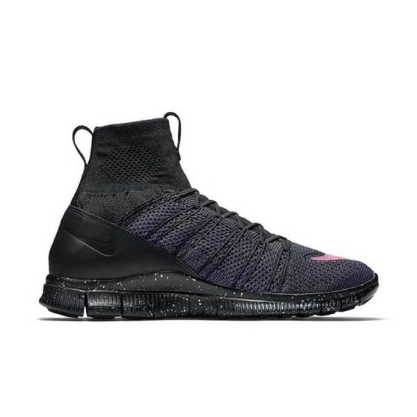 Nike Free Flyknit Mercurial "Savage Beauty" 805554-002 Schwarz/Hell Hochrot-Court Purple-Vivid Rosa